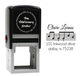 Music Staff Self Inking Stamper Image 1 of 2
